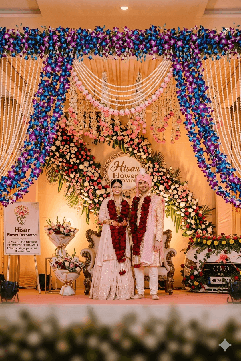 flowers decoration in hisar